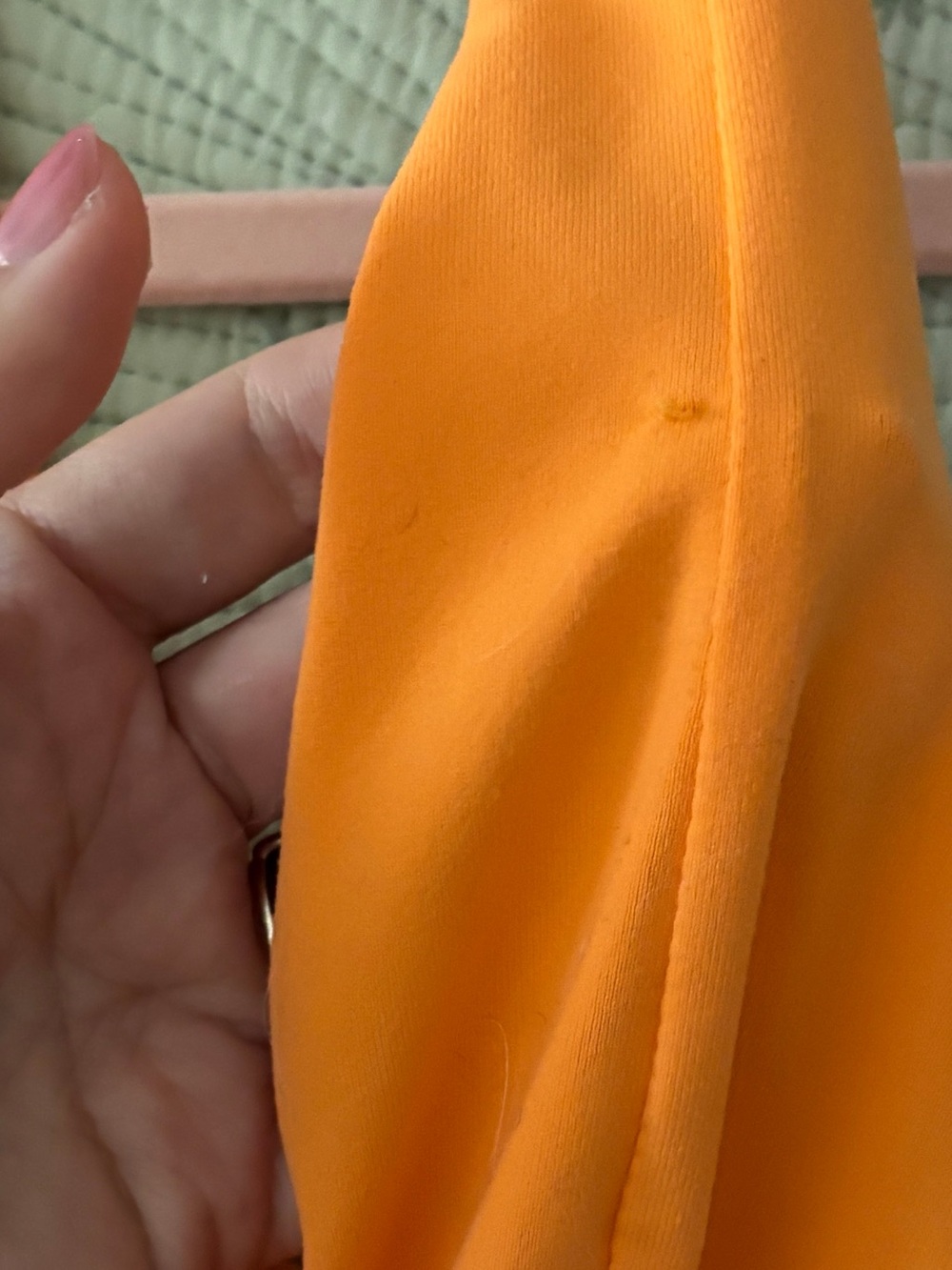 Free People Orange Halter Crop Top - Picture 6 of 7